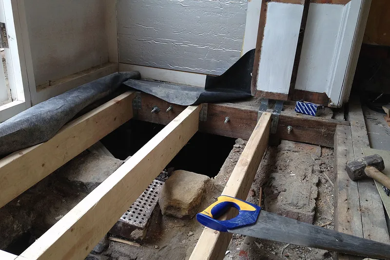 Restoration of Victorian-era timber flooring  in Boston Spa