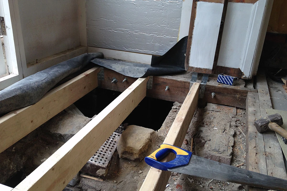 Restoration of Victorian-era timber flooring  in Boston Spa