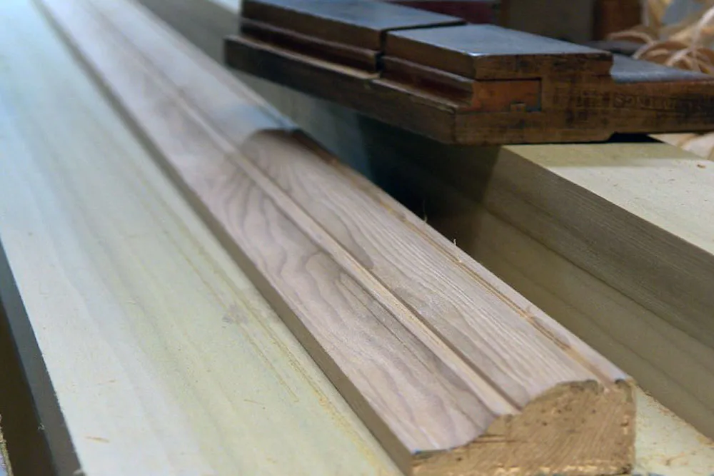Hand-shaped moulding bead for heritage woodwork in Tadcaster 