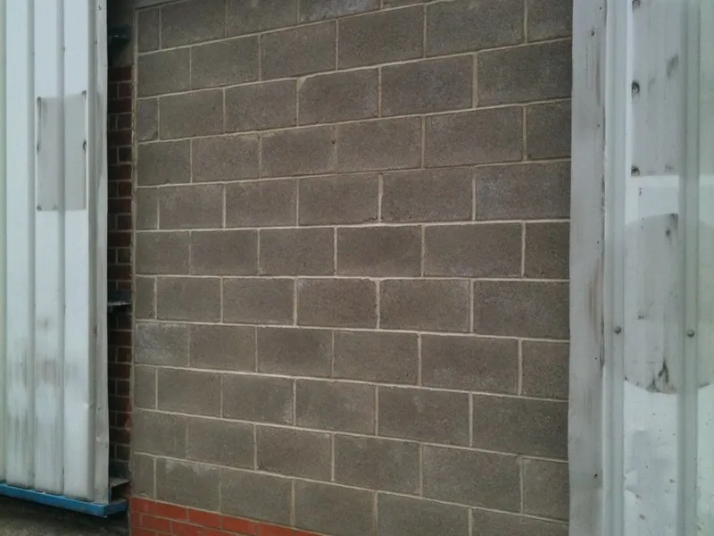 Bricking up openings and structural alterations